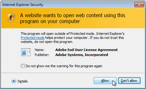 Windows 7 > Ouvrir le fichier PDF