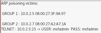 Kali > Vérifier les identifiants du compte FTP
