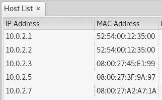 Kali > Lancer le programme Ettercap