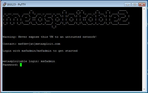 Windows 7 > Se connecter en FTP à Metasploitable