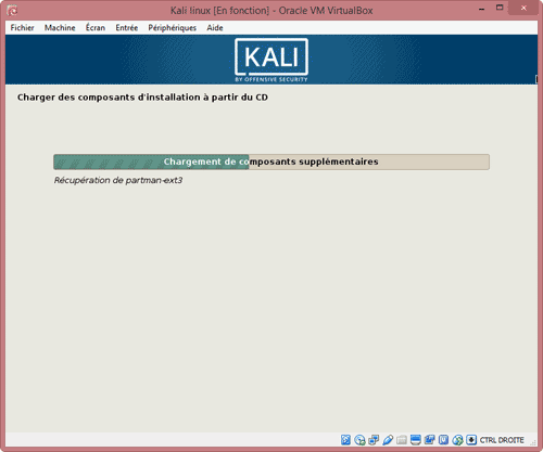 Chargement des composants d’installation