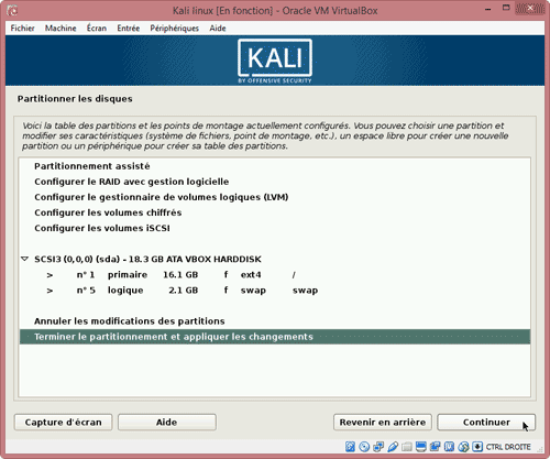 Partitionner les disques