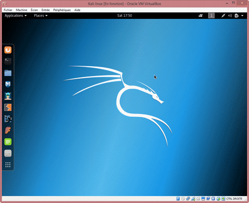 Bureau Kali Linux