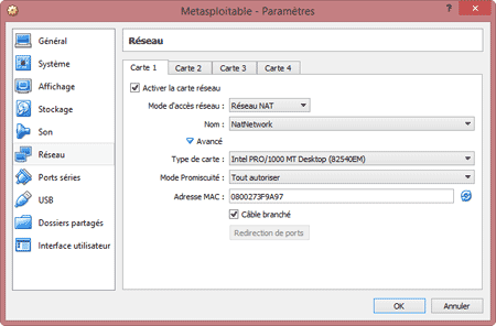 Configurer le réseau