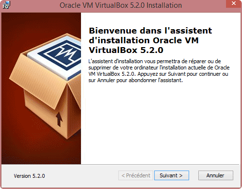Installation de VirtualBox