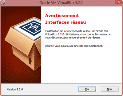 Installation de VirtualBox